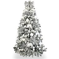 LAALU Christmas tree decorated - SNOW QUEEN, 120 ornaments, 240 cm - Christmas Tree