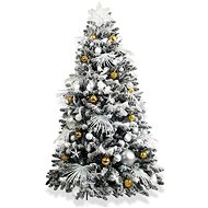LAALU Christmas tree decorated - POLAR GOLD, 163 ornaments, 240 cm - Christmas Tree
