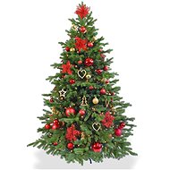 LAALU Christmas tree decorated - CHRISTMAS STARS, 136 ornaments, 240 cm - Christmas Tree