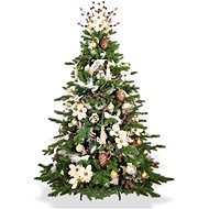 LAALU Christmas tree decorated - ELEGANCE OF NATURE, 136 ornaments, 240 cm - Christmas Tree