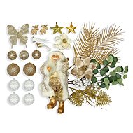LAALU Christmas decorations - set LIGHT CHAMPAGNE, for trees 120 - 210 cm - Christmas Ornaments