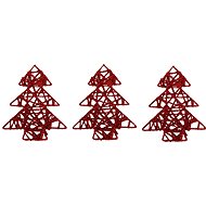 LAALU Christmas tree ornaments, red, 10 cm, 3 pcs - Christmas Ornaments