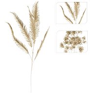 LAALU Set of 2 decorations: flowers champagne glossy / with glitters 82 cm - Artificial Flower