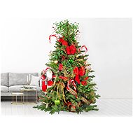LAALU Christmas tree decorated - SANTA CLAUS II, 124 pcs ornaments, 270 cm - Christmas Tree