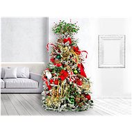 LAALU Christmas tree decorated - SANTA CLAUS, 124 ornaments, 270 cm - Christmas Tree