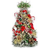 LAALU Christmas tree decorated - SANTA CLAUS, 87 ornaments, 210 cm - Christmas Tree