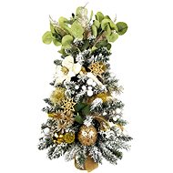 LAALU Christmas tree decorated with LED lights - LIGHT CHAMPAGNE, 50 ornaments, 60 cm - Christmas Tree