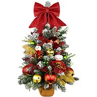 LAALU Christmas tree decorated with LED lights - SNOWBIRD, 31 ornaments, 60 cm - Christmas Tree
