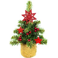 LAALU Christmas tree decorated in pot - TINY 6, 24 ornaments, 25 cm - Christmas Tree