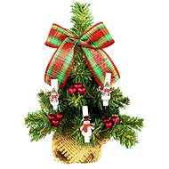 LAALU Christmas tree decorated in pots - TINY 7, 26 ornaments, 25 cm - Christmas Tree