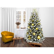 LAALU Christmas tree decorated - GOLDEN CHRISTMAS, 73 ornaments, 180 cm - Christmas Tree