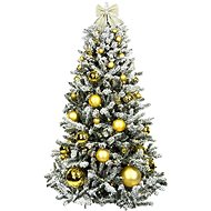 LAALU Christmas tree decorated - GOLDEN CHRISTMAS, 85 ornaments, 240 cm - Christmas Tree