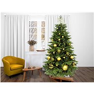 LAALU Christmas tree decorated - GOLDEN CHRISTMAS II, 85 ornaments, 270 cm - Christmas Tree