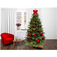LAALU Christmas tree decorated - RED CHRISTMAS II, 73 ornaments, 150 cm - Christmas Tree
