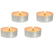 LAALU Set of 4 tea lights white - Candle Set