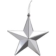 LAALU Christmas decorations - star, silver matt/gloss, 30 cm - Christmas Ornaments