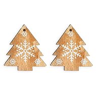 LAALU Christmas tree ornaments, brown, 6,2 cm, 2 pcs - Christmas Ornaments