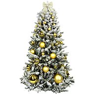 LAALU Christmas tree decorated - GOLDEN CHRISTMAS, 73 ornaments, 150 cm - Christmas Tree