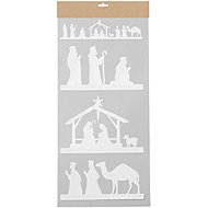 LAALU Window sticker nativity scene 49 cm - Christmas Decoration
