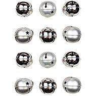 LAALU Christmas bells, silver, 6 cm, 12 pcs - Christmas Ornaments