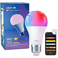 Lepro B2 AI Smart Bulb E27 RGBCW WiFi and Bluetooth 10 W 1100 lm, 1 pc - LED Bulb