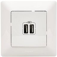 Legrand VALENA LIFE Dual USB Charging Socket Set White - Socket