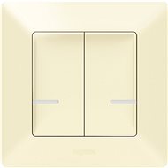 Legrand Valena Life With Netatmo Dual Wireless Controller, Beige - Light Switch
