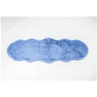 Kobereček výřez 55x160cm modrá - Koberec