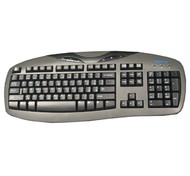 Multimediální klávesnice CHICONY KB-0402A černá - Keyboard