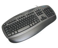 CHICONY KBP-0402A s podložkou černá - Keyboard