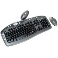 CHICONY Cordless Optical Fun-Touch WUR-0108 CZ černý - Keyboard and Mouse Set