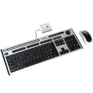 CHICONY WUR-0420TR black-silver  - Keyboard and Mouse Set