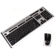 CHICONY WUR-0570TR Black-Silver - Keyboard and Mouse Set