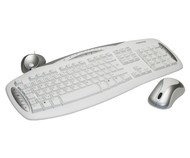 CHICONY Cordless Optical Fun-Touch WUR-0401T - Keyboard and Mouse Set