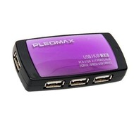 SAMSUNG Pleomax Acryl UH-400B black-violet - USB Hub