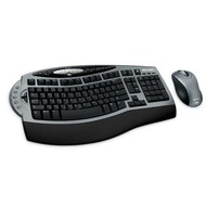 Bezdrátová klávesnice a optická myš Microsoft Wireless Optical Desktop 4000 CZ - Keyboard and Mouse Set
