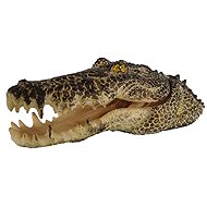 MACENAUER Crocodile Head Decoration 15 cm - Aquarium Decoration