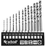EXTOL metal drills, set of 13pcs - Iron Drill Bit Set