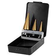 EXTOL stepped drills, TiN - Drill Set