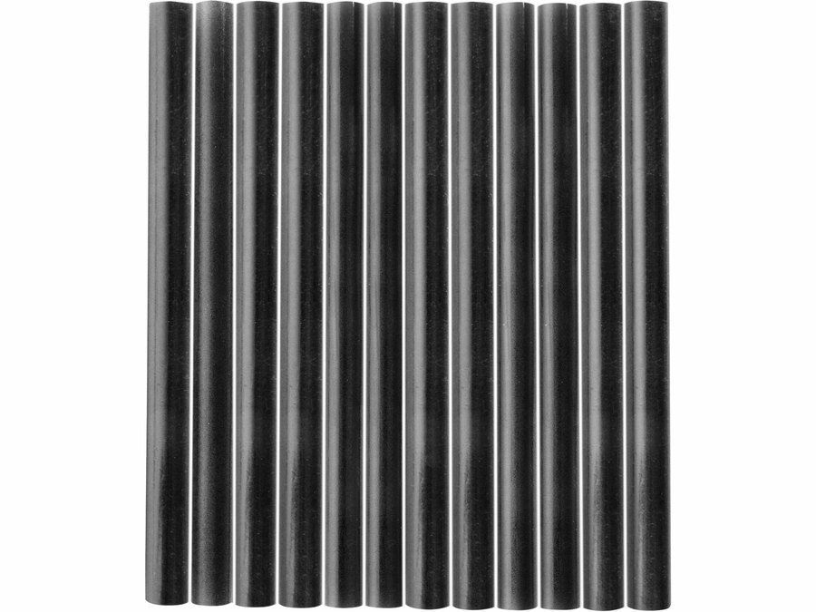 EXTOL CRAFT Fusible bars black 7,2 mm, 12 pcs 9912 - Glue Gun Refill
