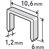 EXTOL PREMIUM 8852201 - Heavy-Duty Staples