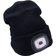EXTOL LIGHT 4x45lm headlamp, USB charging, black, 43199 - Winter Hat