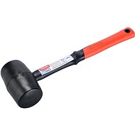 EXTOL PREMIUM 8811103 Rubber mallet, black, fibreglass handle 280 g - Mallet