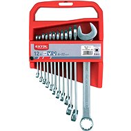 EXTOL PREMIUM 6333C csillag-villáskulcs készlet 12 db - Csillag villáskulcs készlet