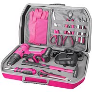 EXTOL LADY vrtací šroubovák aku s příklepem, 2000mAh, 402403 - Cordless Drill