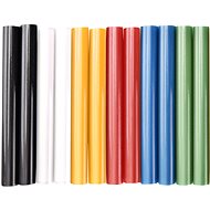 EXTOL CRAFT Fusible sticks coloured 11 mm, 12 pcs 9909 - Glue Gun Refill
