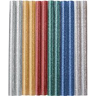 EXTOL CRAFT fusible sticks, mix of colours with glitter, diameter 7,2x100mm, 9910 - Glue Gun Refill
