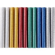 EXTOL CRAFT fusible sticks, mix of colours with glitter, diameter 11x100mm, 9911 - Glue Gun Refill