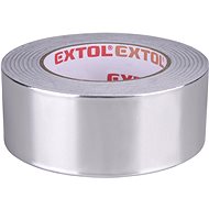 EXTOL PREMIUM adhesive tape ALU, aluminium, 50mm x 50m thickness. 0,03mm, acrylic. adhesive, 8856332 - Electrical Tape