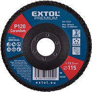 EXTOL PREMIUM Angled blade corundum 115mm, P120, 8803466 - Lamellar Disc